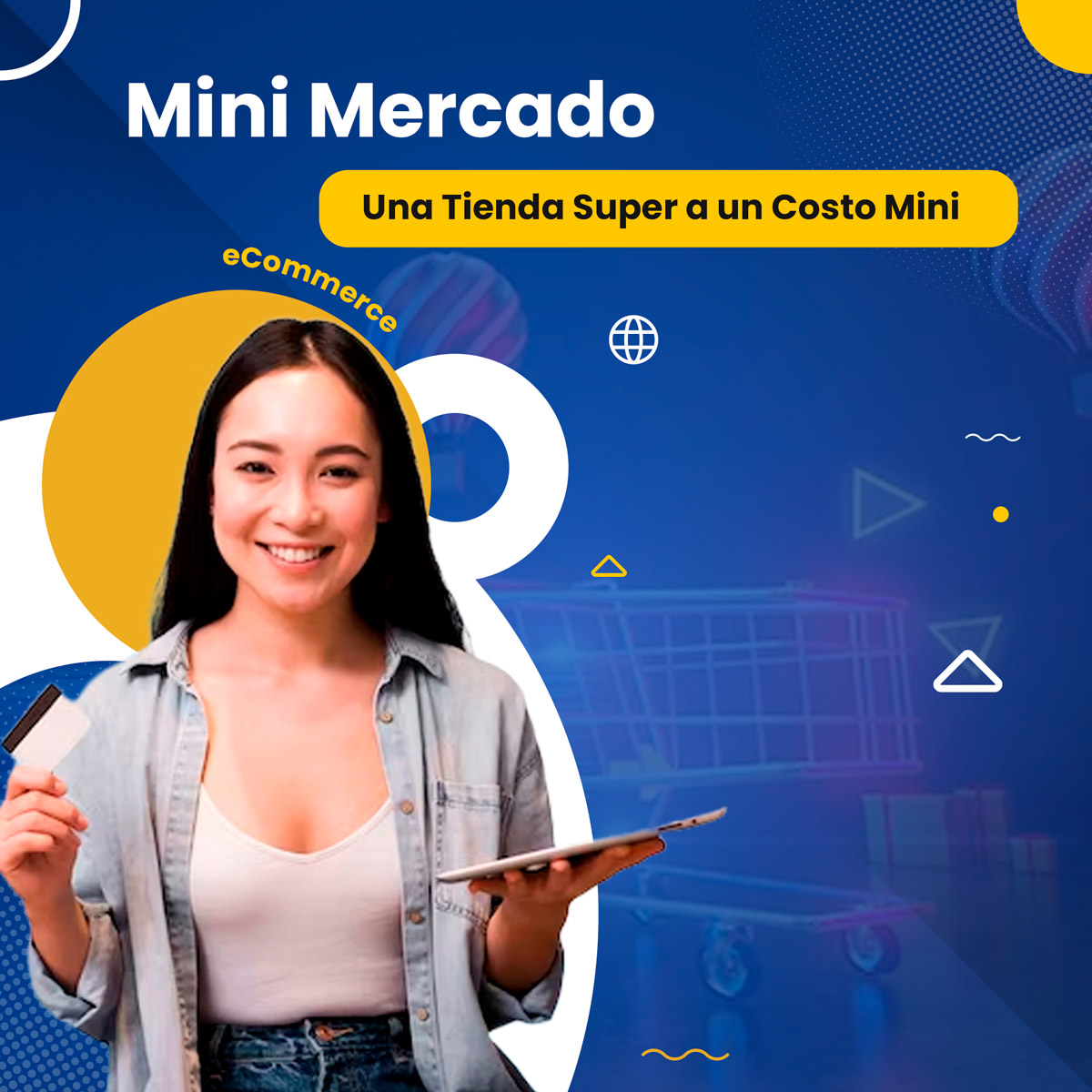 Mini Mercado Tienda Online eCommerce Banner Tienda Virtual